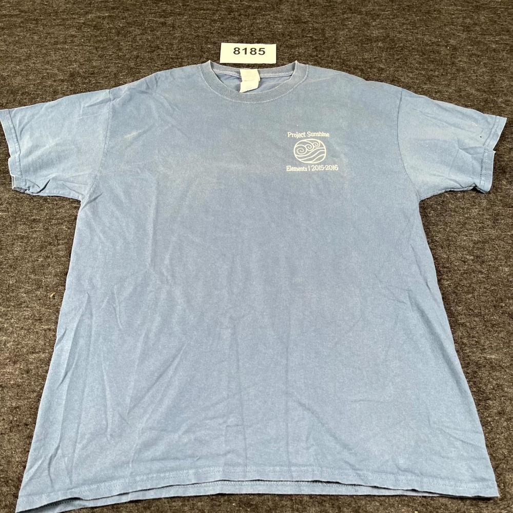 Gildan T Shirt Mens L Blue Project Sunshine Bruce Lee Surf Graphic Print Cotton
